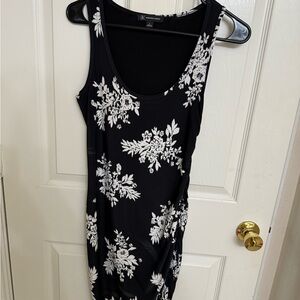 INC International Concepts Black and White Dress